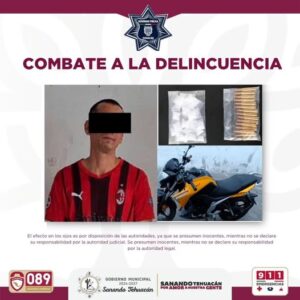 POLICÍA CAPTURA A JUAN JOSÉ N. CON POSESIÓN DE DROG4 Y MUNICIONES EN TEHUACÁN