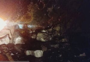 Derrumbe bloquea la circulación en la supercarretera Cuacnopalan-Oaxaca