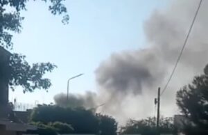 INCENDIO EN INMUEBLE ABANDONADO ALERTA A VECINOS